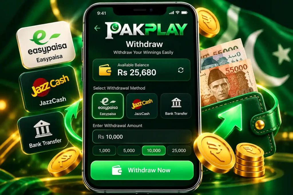 Pakplay Game Withdraw APK